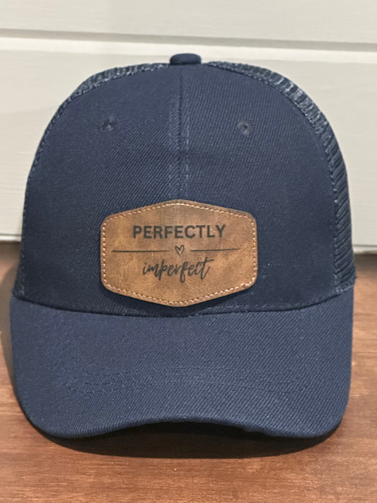 Perfectly-Imperfect w/ Dark Brown Leather Patch