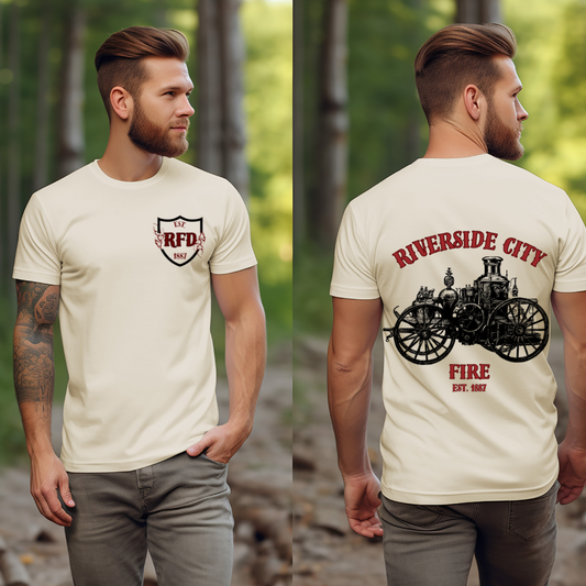 Fire Dept Old Engine T-Shirt