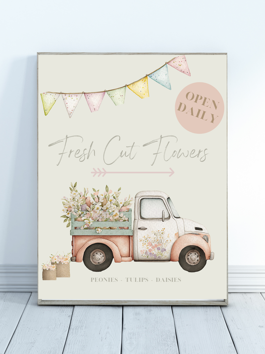 Home Decor Sign-Farmer’s Market Print